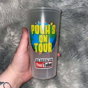Pughs On Tour 1 Pint Reusable Plastic Tumbler