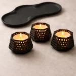 Tea Light 3D Printed Decorative for Faux or Dried Flowers