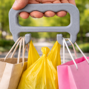 3D Printed Grocery Carrier – Hand Saver Grip for Heavy Bags