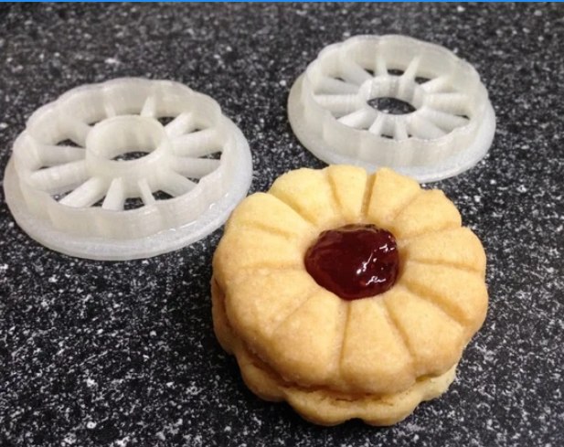 3D Printed Jamie Dodger Cookie Cutter