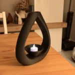 Stylish Vase 3D Printed Decorative for Faux or Dried Flowers