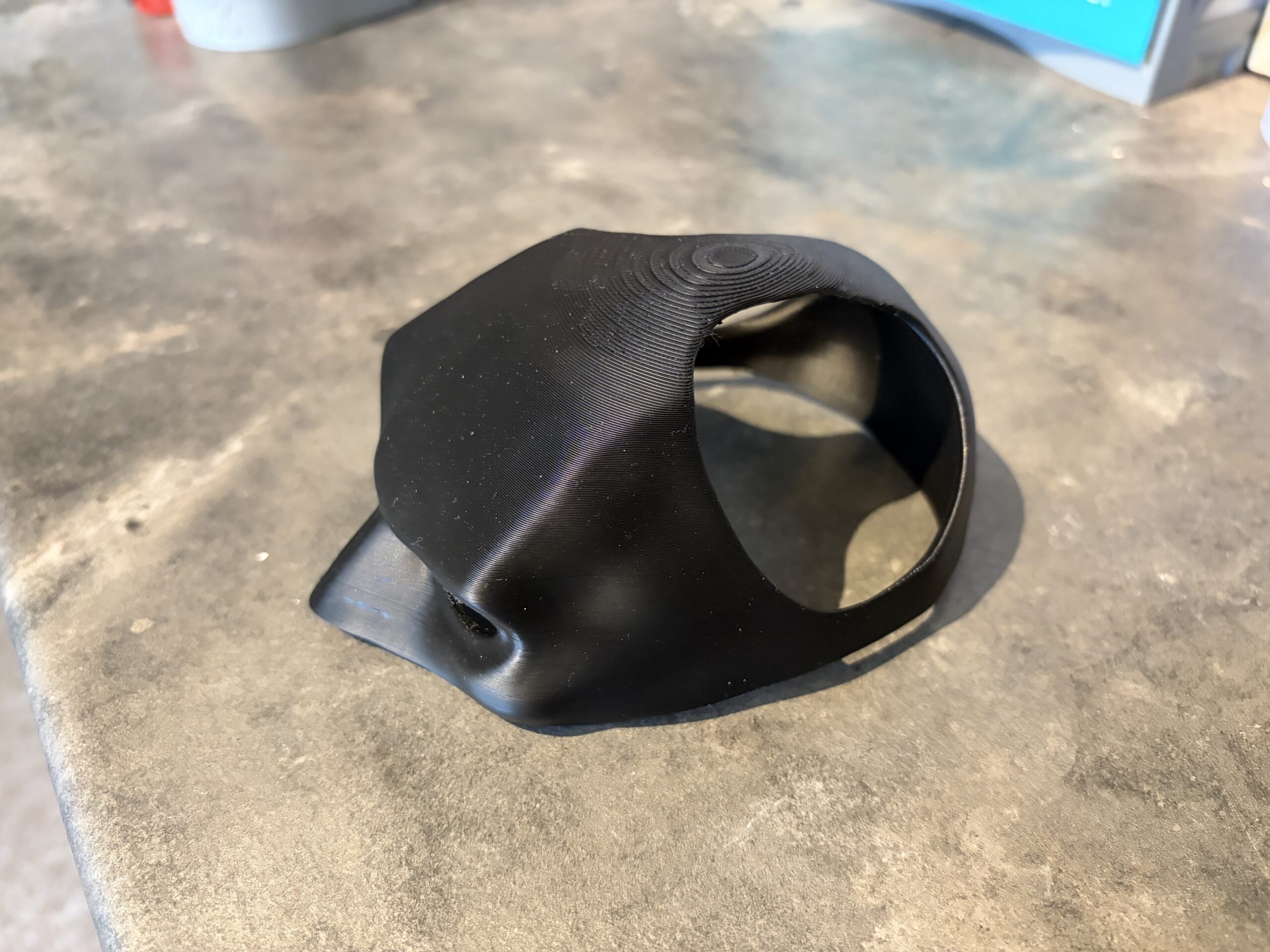 3D Printed Bat Hat For A Cat