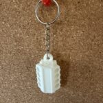 3D Printed Key Ring - V8 Engine