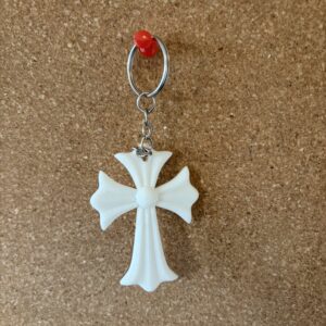 3D Printed Key Ring - Church Cross
