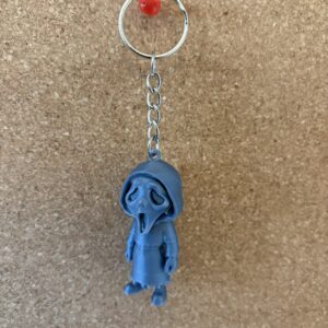 3D Printed Key Ring - Scream Ghost