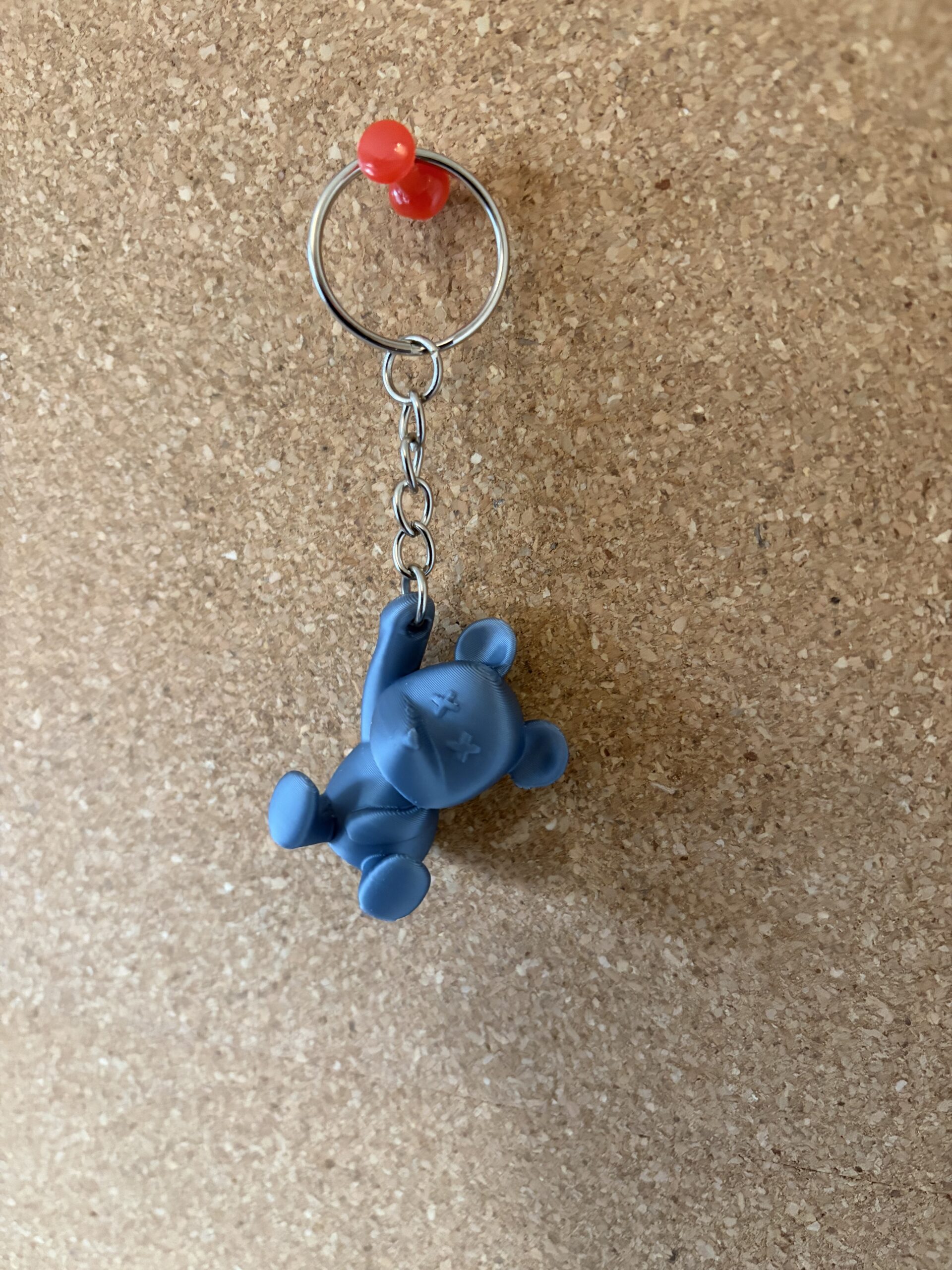 3D Printed Key Ring - Polar Bear