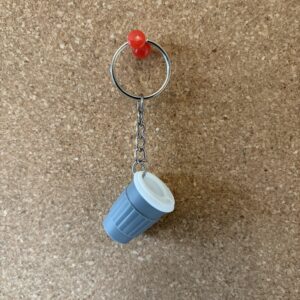 3D Printed Key Ring - Coffee Cup