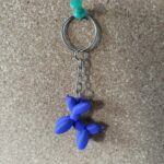 3D Printed Key Ring - Ballon Dog
