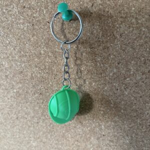 3D Printed Key Ring - Builders Helmet