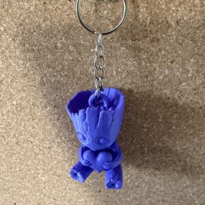 3D Printed Key Ring - Baby Groot