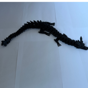 3D Printed Flexible Articulated Dragon Fidget Toy