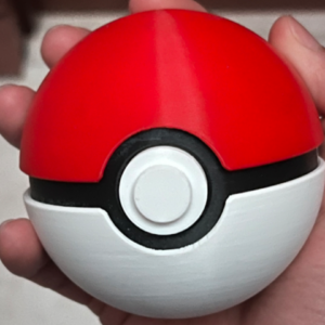 3D Printed Pokemon Pokeball Full Size