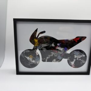 3D Printed Motorbike Sign Picture Frame