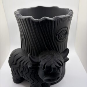 3D Printed Highland Cow Kitchen Utensils Holder
