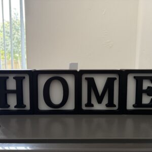 3D Printed Custom Personalised Home Decor Sign