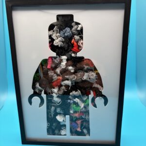 3D Printed Lego Man Sign Picture Frame
