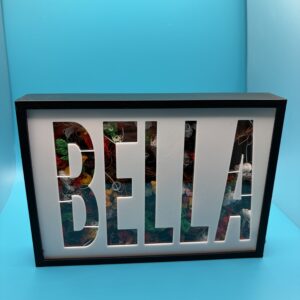 3D Printed Name CUSTOM Sign Picture Frame