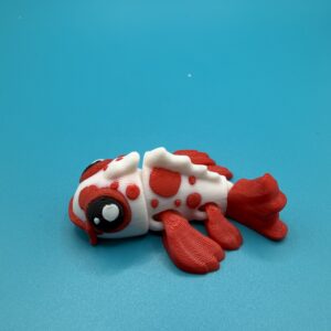 3D Printed Articulated Animal Toy Koi Fish – Flexible Fidget Figures