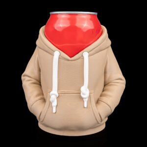 3D Printed Hoodie Beer, Pen Can Holder