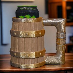 3D Printed Keg Of Beer, Pen Can Holder