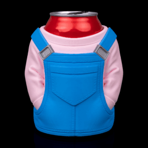 3D Printed Work Overalls Beer, Pen Can Holder