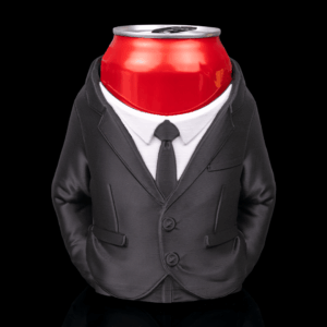 3D Printed Suit, Beer, Pen Can Holder