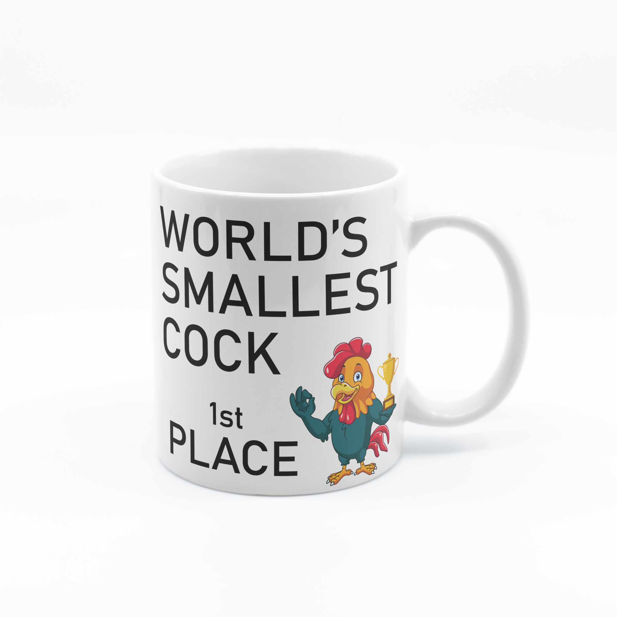 World's Smallest Cock - 11oz Funny Novelty Printed Mug