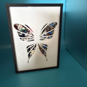 3D Printed Home Decor Picture Sign - Butterfly