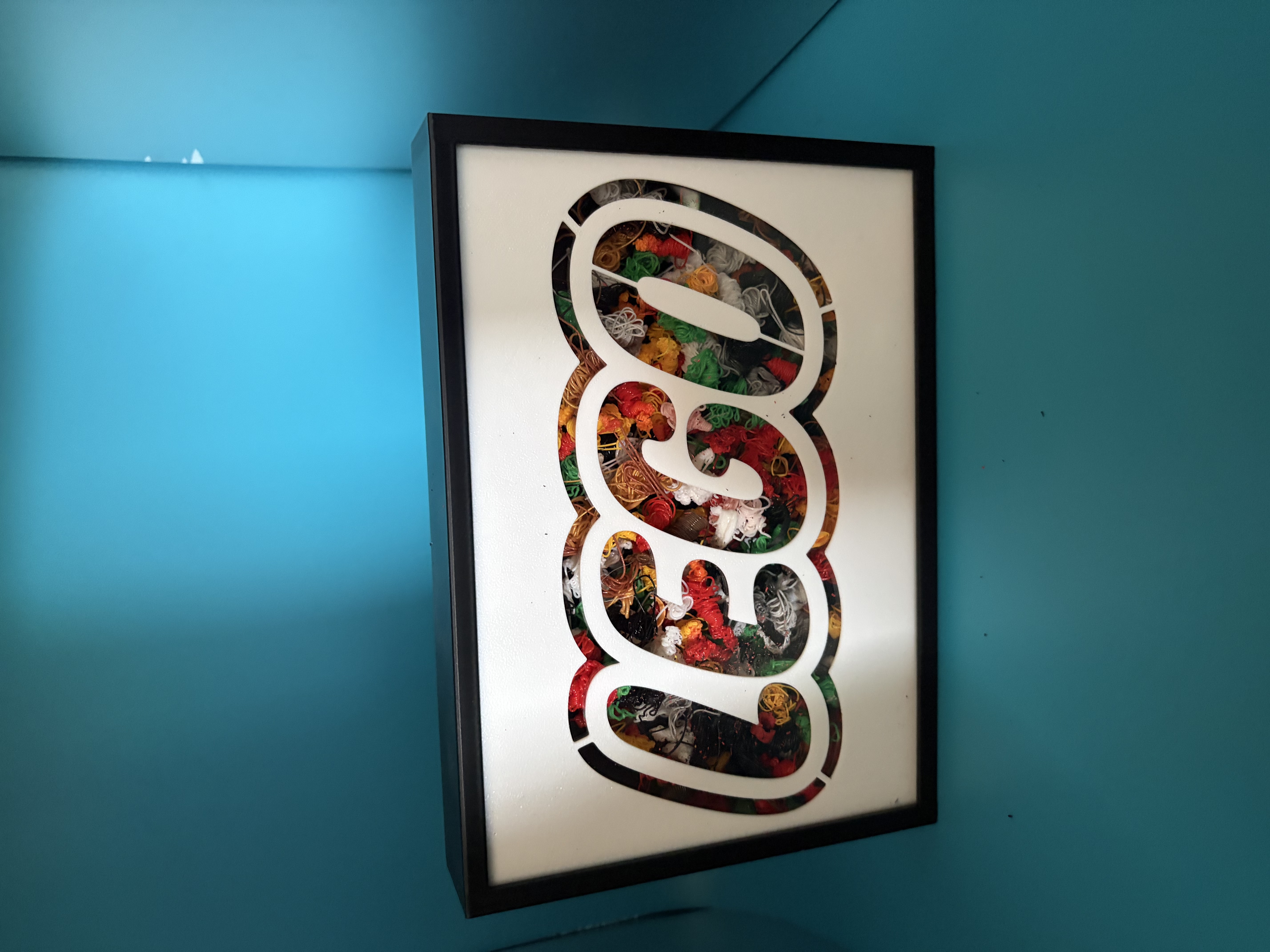 3D Printed Home Decor Picture Sign - LEGO