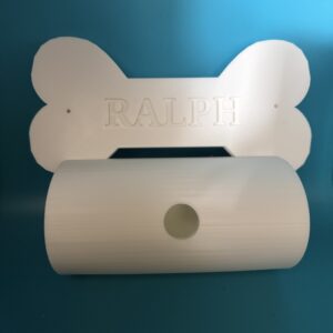 3D Printed Garden Personlized Dog Bag Holder  - Choice Of Colours