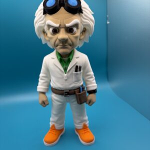 3D Printed Toy Action Fiqure Model - Doc Brown Back To The Future