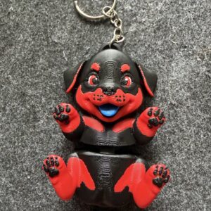 3D Printed Fidget Toy - Articulated Flexi Rottwelier Puppy Toy