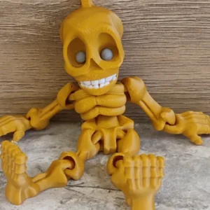 3D Printed Halloween Articulated Flexi Skeleton
