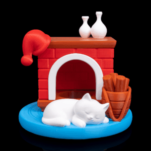 Christmas Kitty Night Night - Light Up Table Lamp