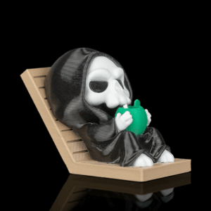3D Printed Model - Ghost Face Resting In Paradise