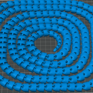 3D Printed 10 Foot Flexi Articulated Snake
