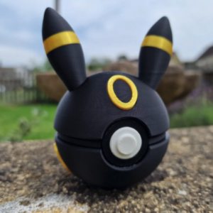 3D Printed - Umbreon Pokeball