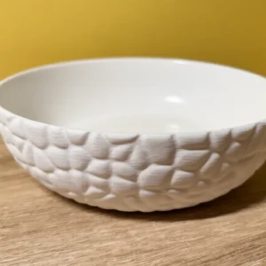 3D Printed Large Carved Bowl - Any Colour
