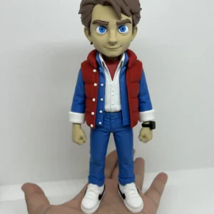 3D Printed Toy Action Fiqure Model - Marty McFly Back To The Future