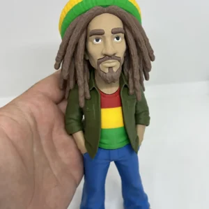 3D Printed Toy Action Figure Model - Bob Marley