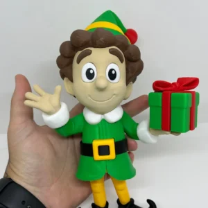 3D Printed Toy Action Figure Model -Buddy l'elfo