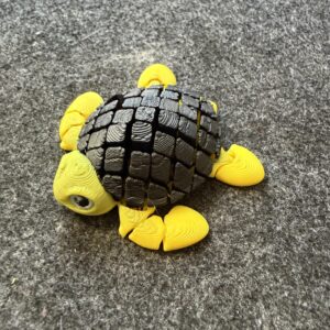 3D Printed Toy Model - Flexible Turtle Animal
