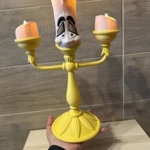 3D Printed Toy Action Figure Model - Lumière (Beauty and the Beast)
