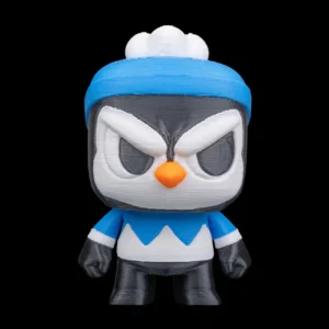 3D Printed Christmas Model Toy - Anty Penguin