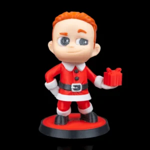 3D Printed Christmas Model Toy - MiniMe: Mr. Claus