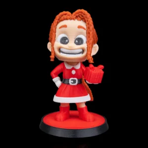 3D Printed Christmas Model Toy - MiniMe: Mrs. Claus