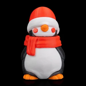 3D Printed Christmas Model Toy - North Pole Tourist