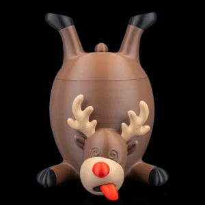 3D Printed Christmas Model Toy - Reindeer Treats - Container