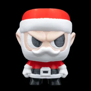 3D Printed Christmas Model Toy - Santy Claus