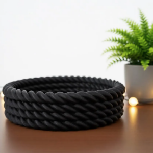 3D Printed Rope Knit Decorative Bowl- Any Colour